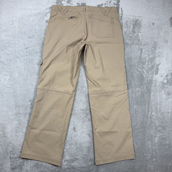 Athleta Cargo Pants Women’s 10P Khaki Nylon Mariposa Workout Sport Hiking Casual - Picture 2 of 10
